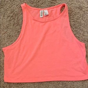Pink crop top